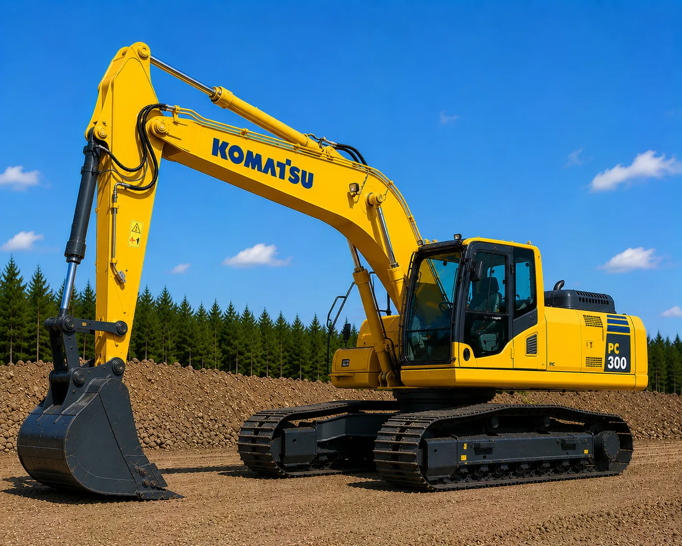 Гусеничный экскаватор Komatsu PC300-8 в аренду